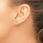 14kw .30ct I2 K-L Diamond Stud Push-on Post Earrings - WBC