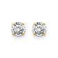 14ky .50ct. I2 K-L Diamond Stud Push-on Post Earrings - WBC