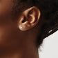 14kw .30ct I1 J-K Diamond Stud Push-on Post Earrings - WBC