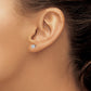 14kw .40ct I1 J-K Diamond Stud Push-on Post Earrings - WBC