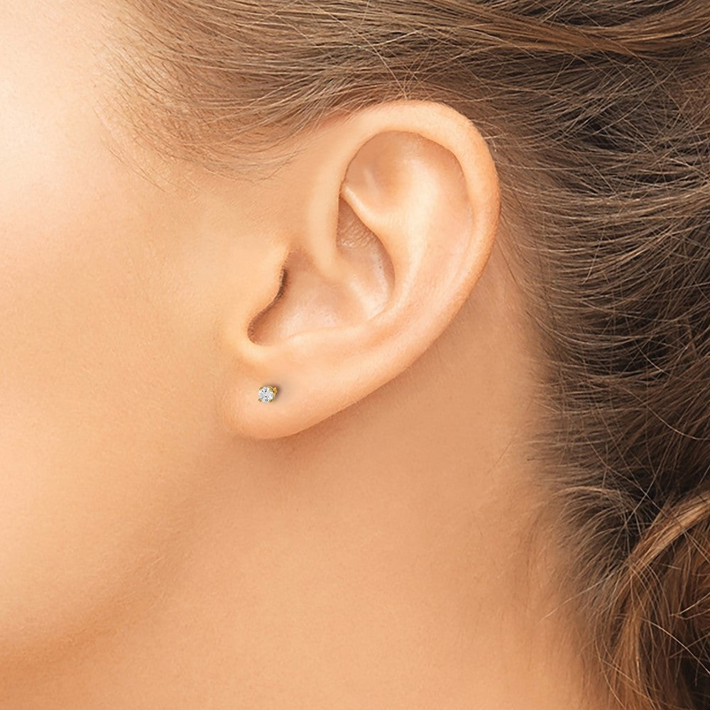 10ct VS2/SI1 G-I Diamond Stud Thread on/off Post Earrings - WBC