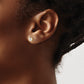 14ky 1.00ct. SI3 G-I Diamond Stud Thread on/off Post Earrings - WBC