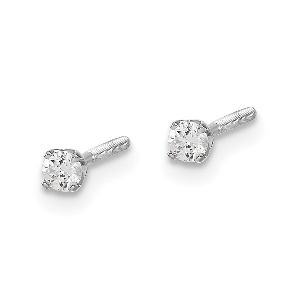10ct VS2/SI1 G-I Diamond Stud Thread on/off Post Earrings - WBC