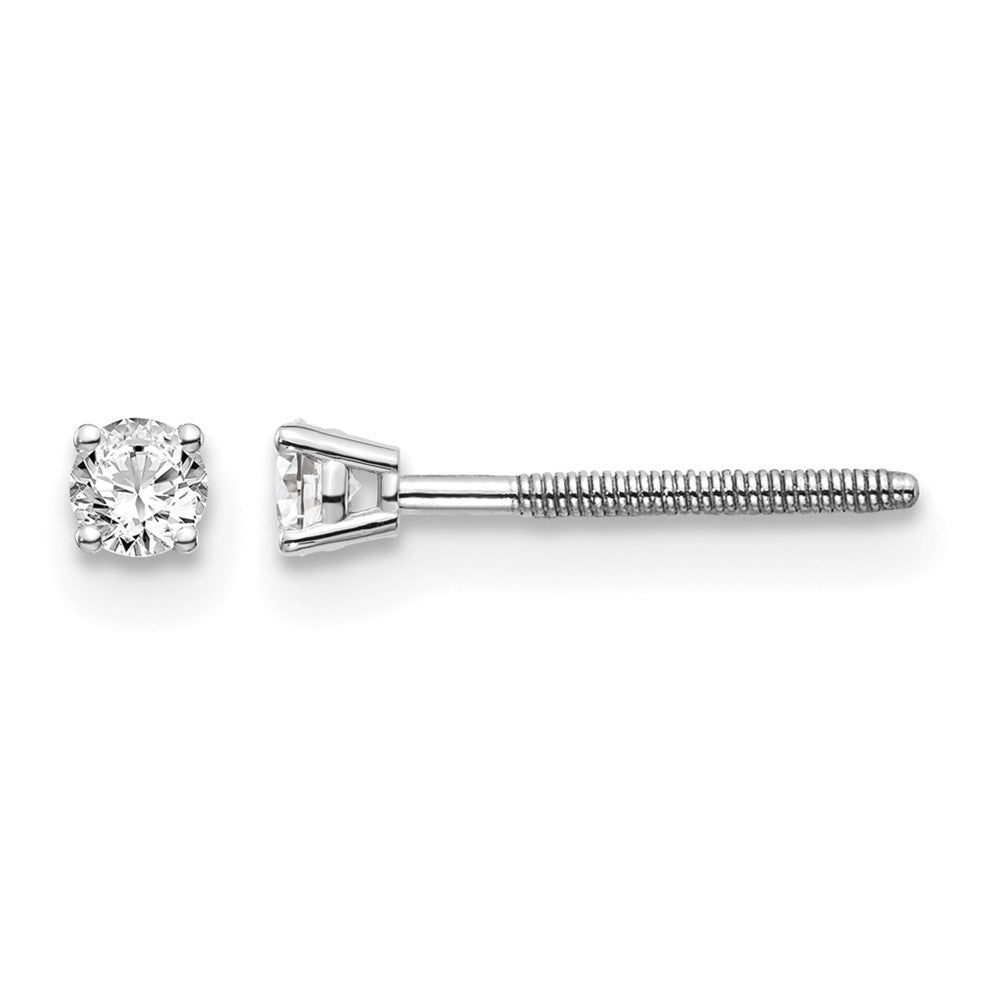 10ct VS2/SI1 G-I Diamond Stud Thread on/off Post Earrings - WBC