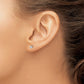 14kw .15ct VS2/SI1 G-I Diamond Stud Thread on/off Post Earrings - WBC