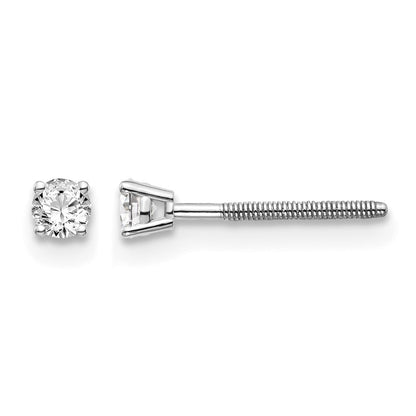15ct VS2/SI1 G-I Diamond Stud Thread on/off Post Earrings - WBC