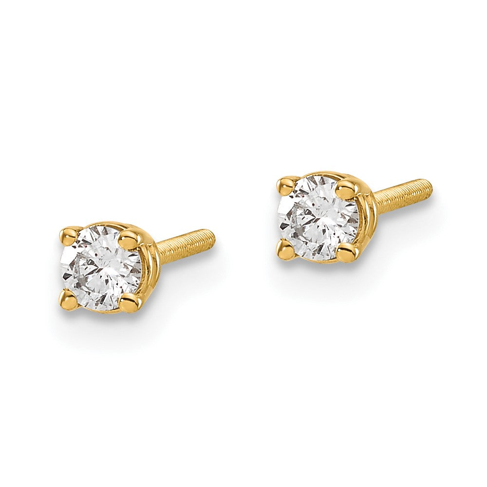 20ct VS2/SI1 G-I Diamond Stud Thread on/off Post Earrings - WBC