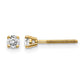 20ct SI3 G-I Diamond Stud Thread on/off Post Earrings - WBC