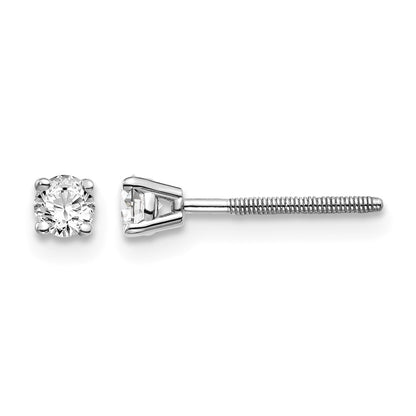 20ct VS2/SI1 G-I Diamond Stud Thread on/off Post Earrings - WBC