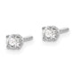 25ct VS2/SI1 G-I Diamond Stud Thread on/off Post Earrings - WBC