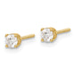 14ky .30ct. SI3 G-I Diamond Stud Thread on/off Post Earrings - WBC