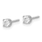 14kw .30ct SI3 G-I Diamond Stud Thread on/off Post Earrings - WBC