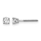 14kw .30ct SI3 G-I Diamond Stud Thread on/off Post Earrings - WBC