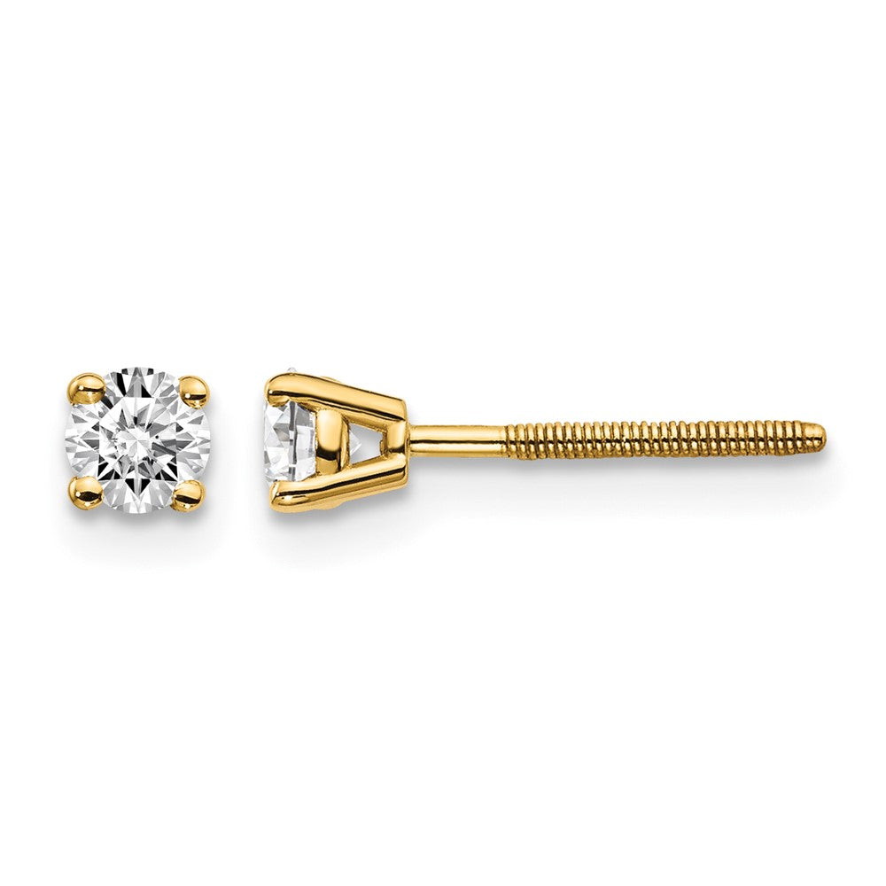30ct VS2/SI1 G-I Diamond Stud Thread on/off Post Earrings - WBC