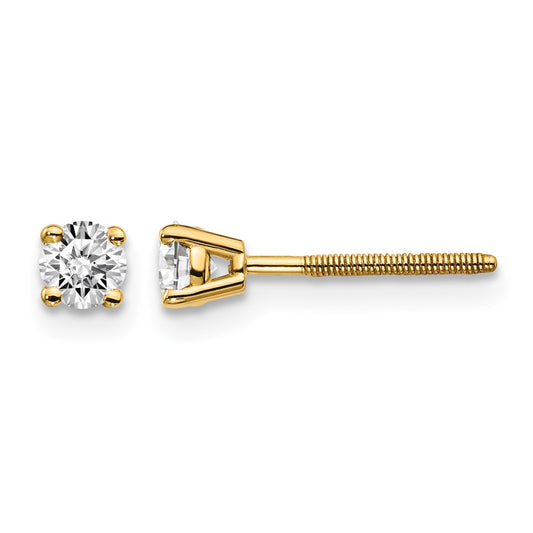 30ct VS2/SI1 G-I Diamond Stud Thread on/off Post Earrings - WBC