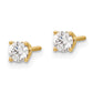 40ct VS2/SI1 G-I Diamond Stud Thread on/off Post Earrings - WBC