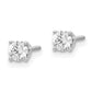 14kw .40ct SI3 G-I Diamond Stud Thread on/off Post Earrings - WBC