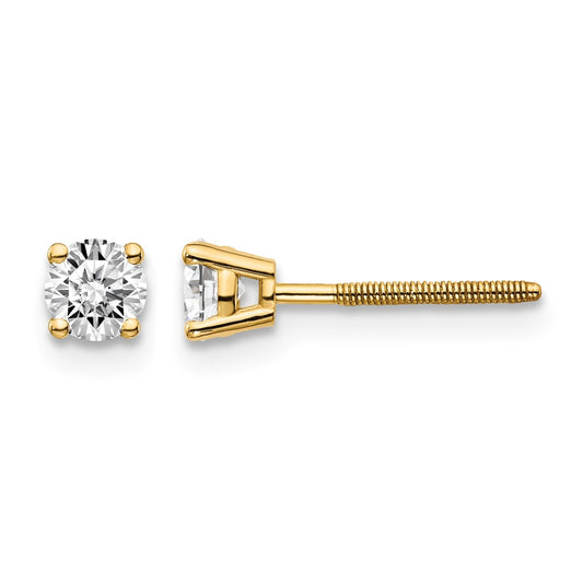 40ct VS2/SI1 G-I Diamond Stud Thread on/off Post Earrings - WBC