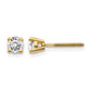 50ct SI3 G-I Diamond Stud Thread on/off Post Earrings - WBC