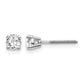14kw .50ct SI3 G-I Diamond Stud Thread on/off Post Earrings - WBC