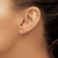 14kw .05ct VS2/SI1 G-I Diamond Stud Thread on/off Post Earrings - WBC
