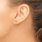14ky .70ct. SI3 G-I Diamond Stud Thread on/off Post Earrings - WBC