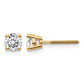 70ct SI3 G-I Diamond Stud Thread on/off Post Earrings - WBC