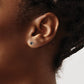 1/3 carat Black Diamond Stud Earrings - WBC