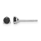 1/3 carat Black Diamond Stud Earrings - WBC