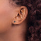 1/2 carat Black Diamond Stud Earrings - WBC