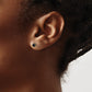 3/4 carat Black Diamond Stud Earrings - WBC