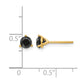 3/4 carat Black Diamond Stud Earrings - WBC