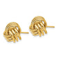 Polished Triple Love Knot Post Earrings - WBC