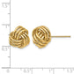 Polished Triple Love Knot Post Earrings - WBC