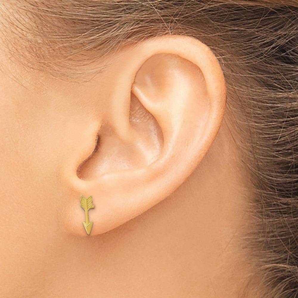 Polished Arrow Post Earrings - WBC