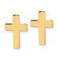 Polished Cross Post Earrings - WBC