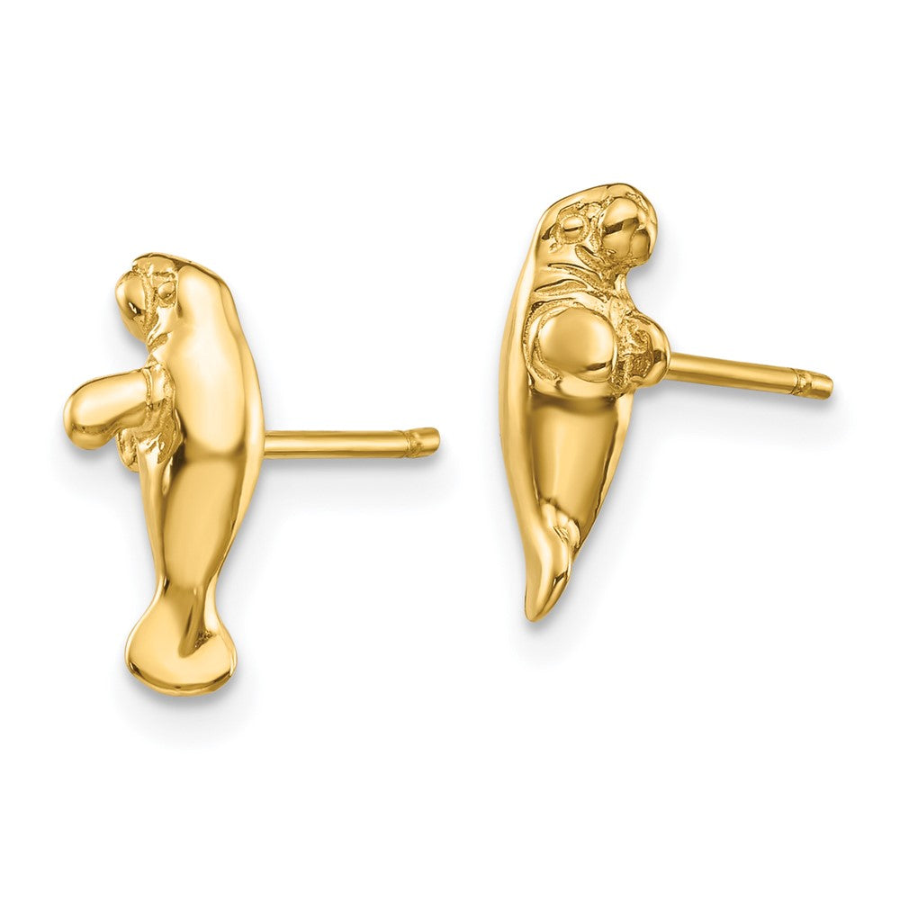 Mini Manatee Post Earrings - WBC