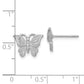 Diamond-cut Butterfly Post Earrings - WBC