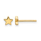 Polished Small Star Post Earrings - WBC