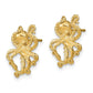 2-D Polished Octopus Post Earrings - WBC