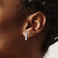 Textured Bar Post Earrings - WBC