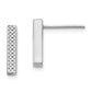 Textured Bar Post Earrings - WBC
