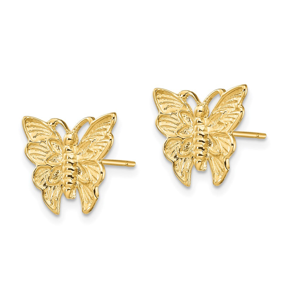 Polished Butterfly Post Earrings - WBC