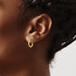 3-D Shackle Link Screw Earrings - WBC