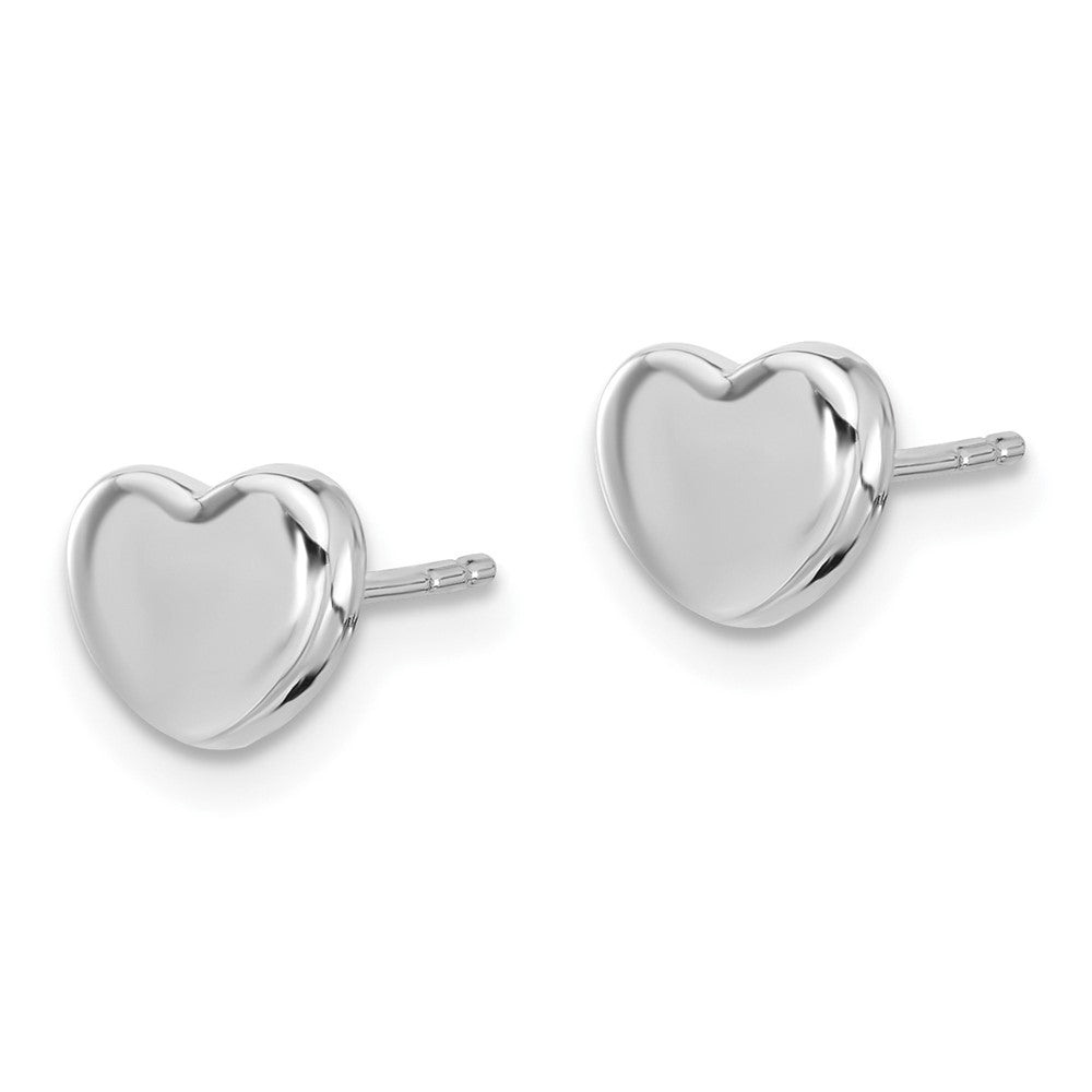 Polished Heart Post Earrings - WBC