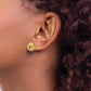 Polished Textured Triple Love Knot Post Earrings - WBC