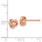 Polished Love Knot Post Earrings - WBC