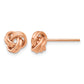 Polished Love Knot Post Earrings - WBC