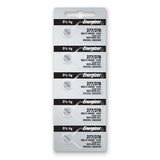 Pkg/(5) Type 377/376 Energizer Watch Batteries Tear Strip