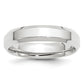 Beveled Edge Comfort Fit Wedding Band - WBC